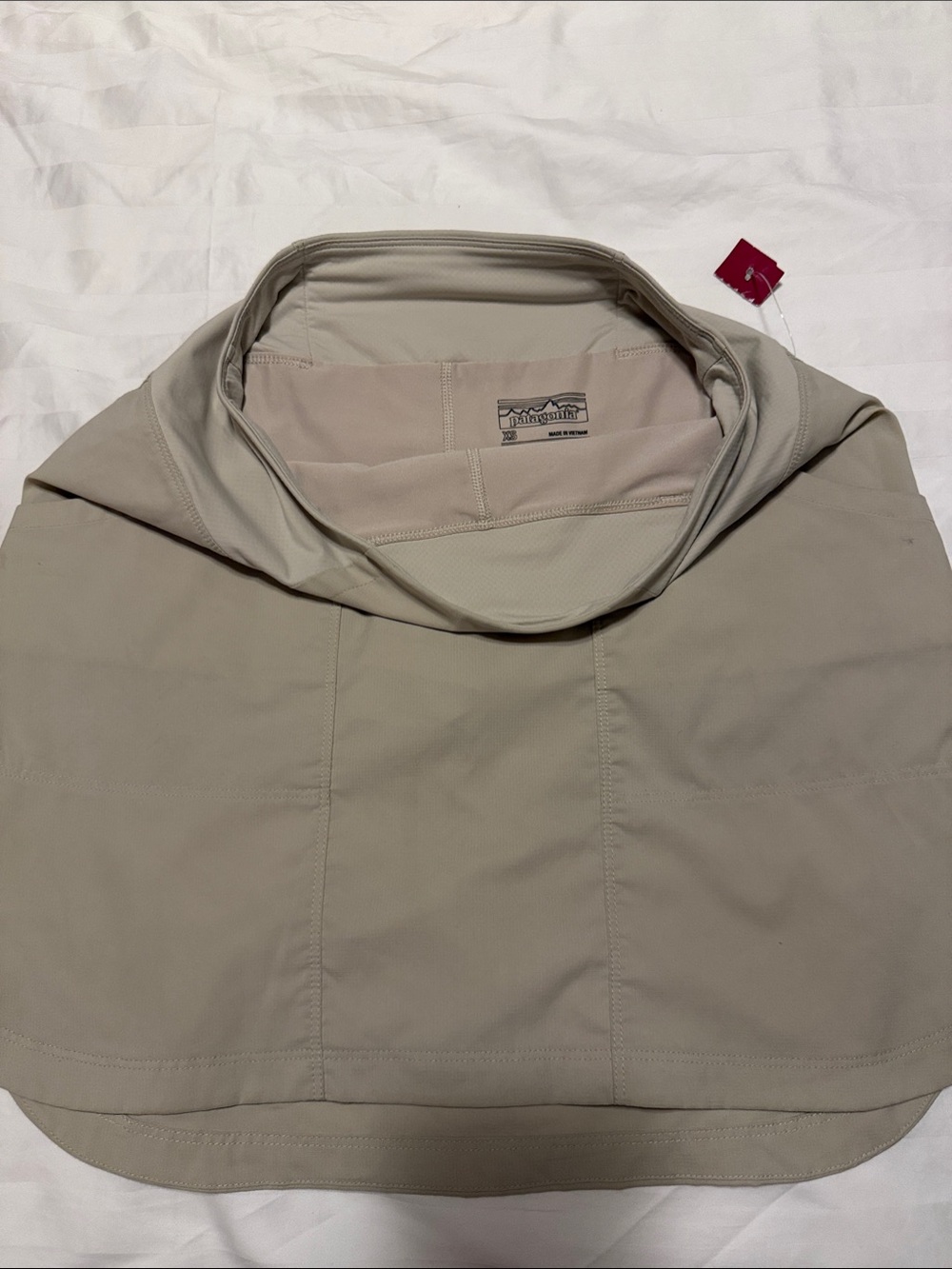 Patagonia Mini Skort in Light Taupe